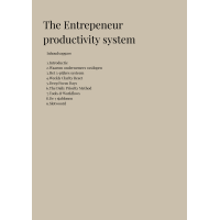 The Entrepreneur Productivity System